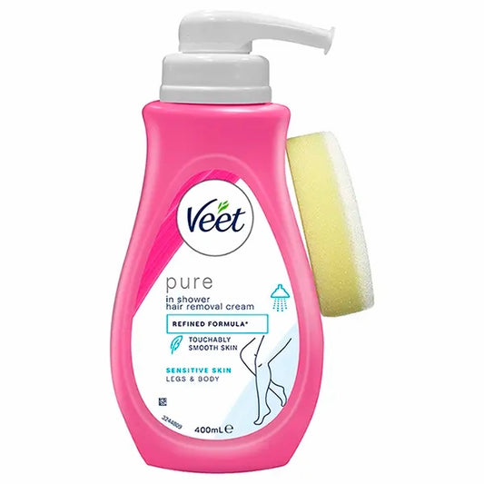 Veet Depilatory Cream For Shower For Sensitive Skin - 400ml - 8410104437855