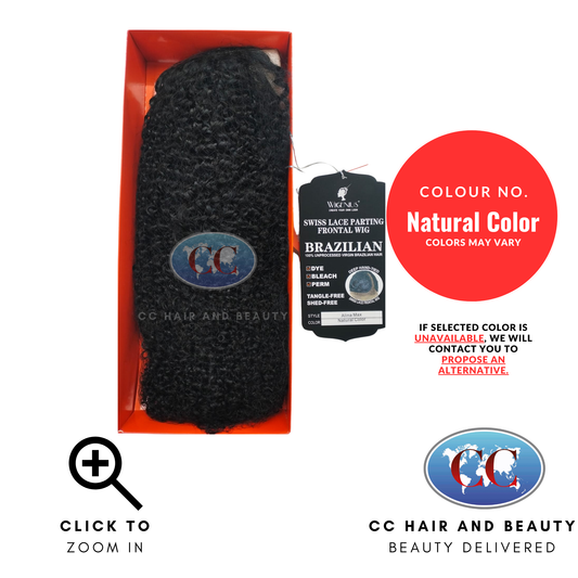 Wignus 100% Unprocessed Brazilian Swiss Lace Parting Wig - Alina Max