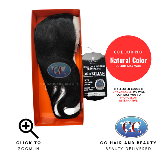 Wignus 100% Unprocessed Brazilian Swiss Lace Parting Wig - Claire