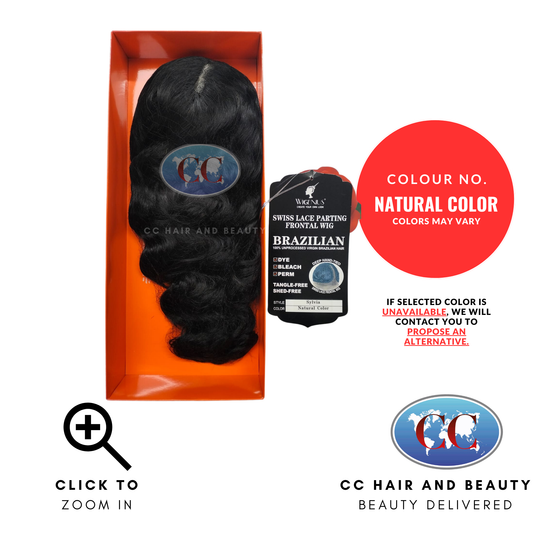 Wignus 100% Unprocessed Brazilian Swiss Lace Parting Wig - Sylvia