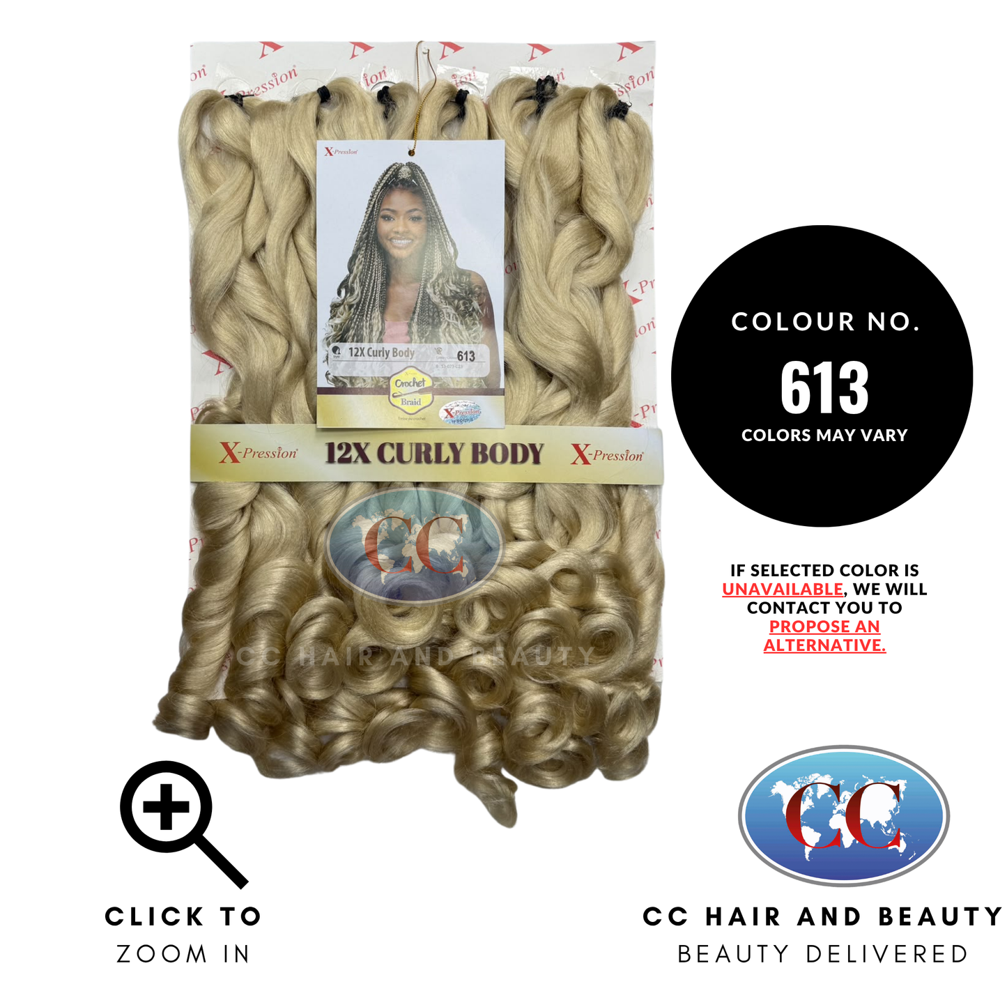 X-Pression 12x Curly Body 54" - 613