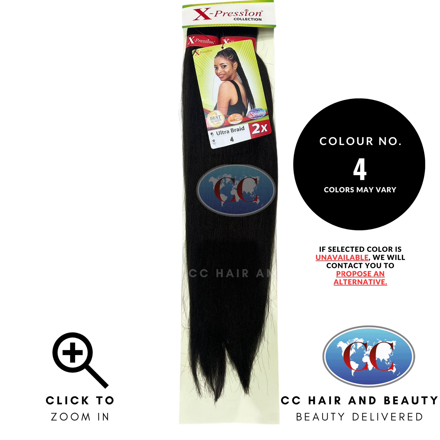 X-Pression Ultra Braid 2X Pre-Stretched Braiding Hair-4
