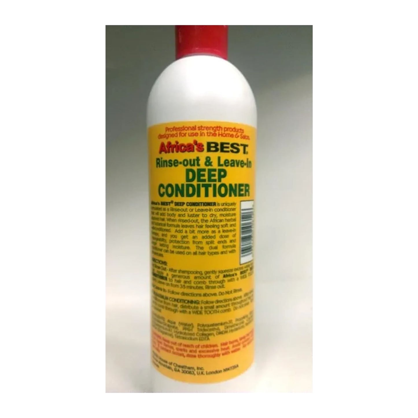 Africa's Best Rinse Out & Leave In Deep Conditioner 12oz / 355ml tub for dry hair