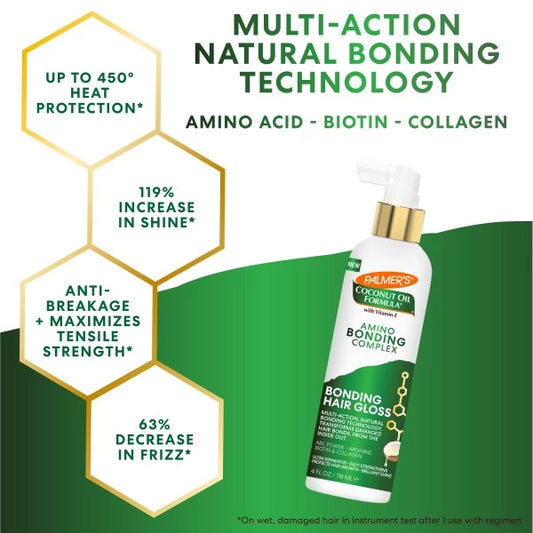 Palmer’s Coconut Oil Formula Amino Bonding Complex Bonding Hair Gloss 4OZ