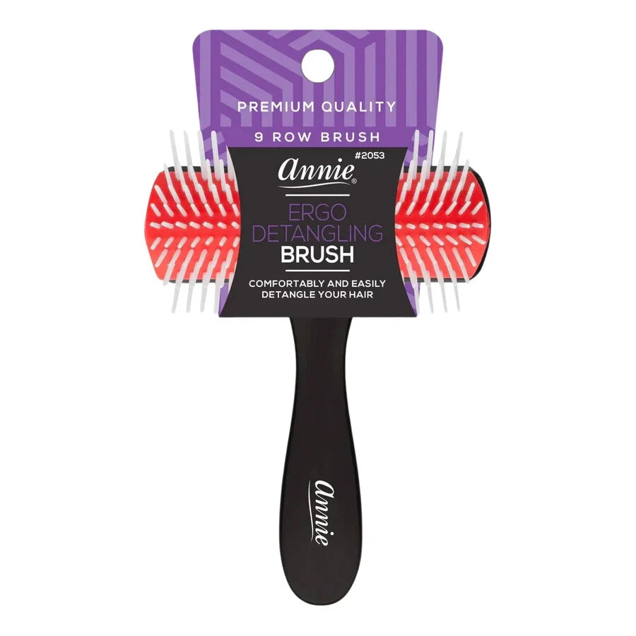 Annie Ergo Detangling Brush 9-Row