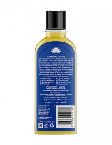 Ayumi Natural Pure Sesame Till Seed Oil 150 ml