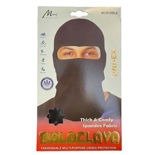 Murry Collection Unisex Black Balaclava #M1919BLK