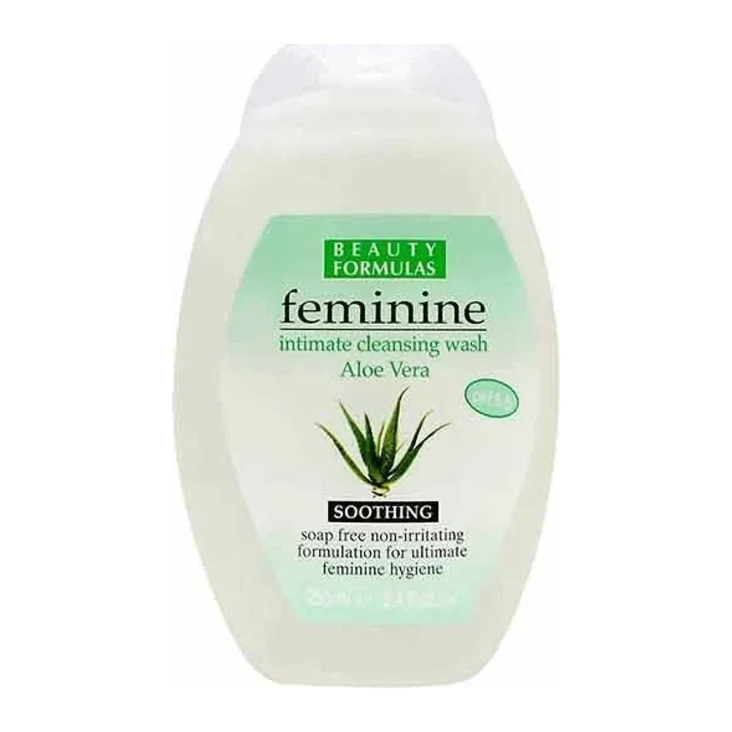 Beauty Formulas Feminine Intimate Cleansing Wash with Aloe Vera 250ml bottle