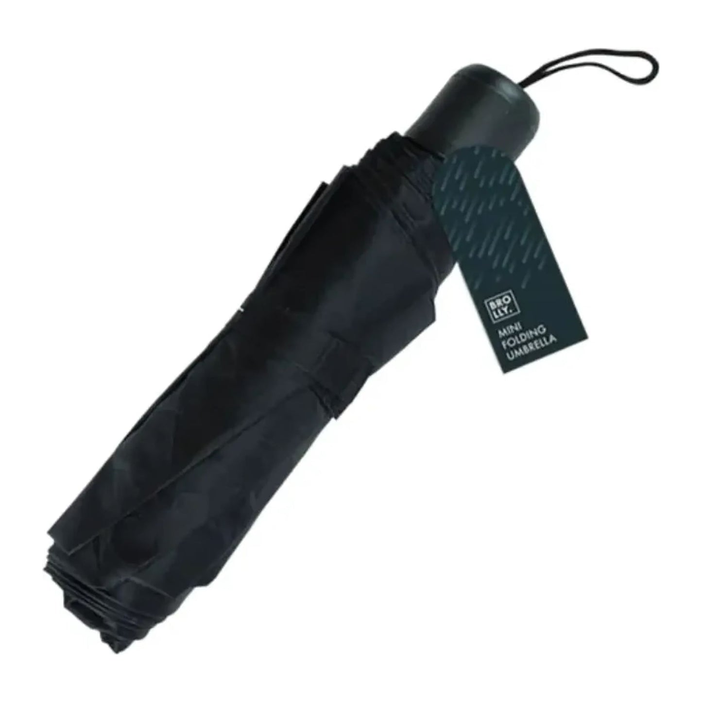 Brolly Mini Folding Umbrella, compact fold-away brolly for rain