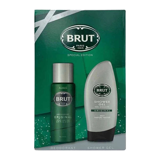 Brut Just Smells Good gift set with 200ml deodorant and 250ml shower gel