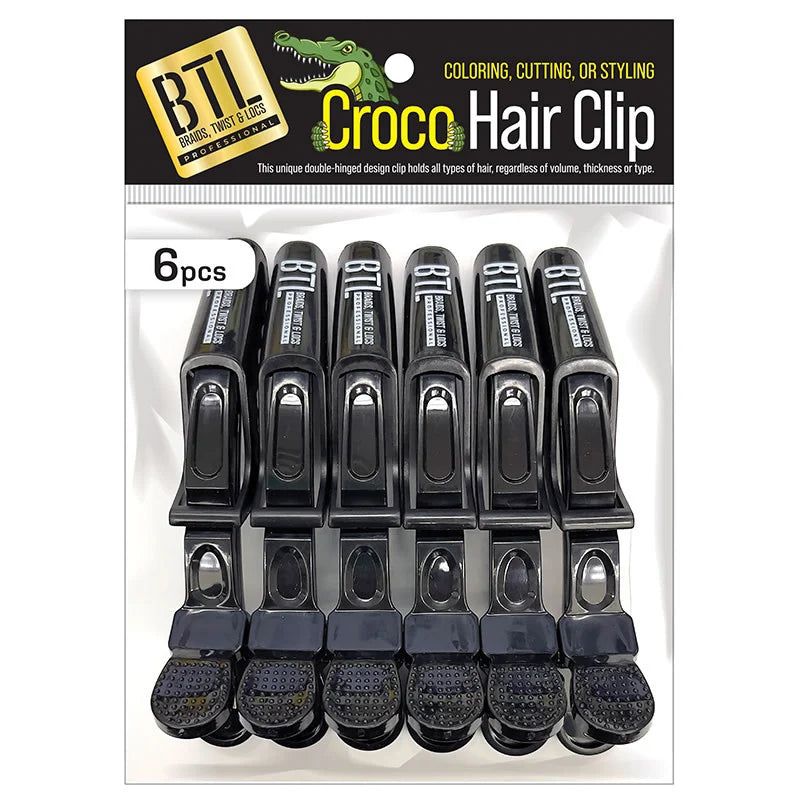 BTL Croco Hair Clip 6pcs