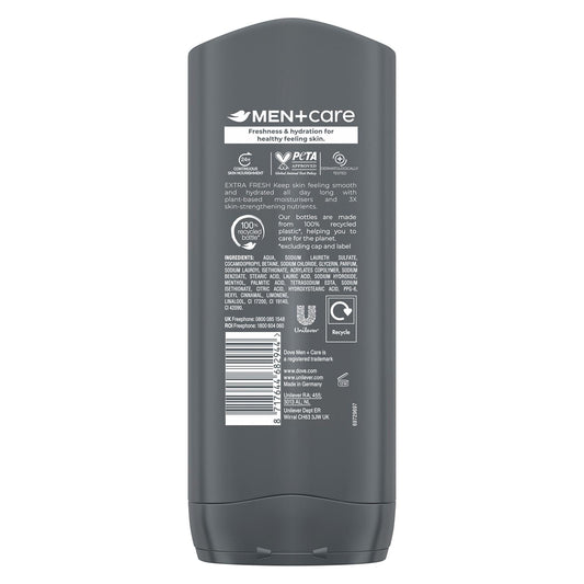 Dove Men+Care Body & Face Wash, Micro Moisture Shower Gel 250ml