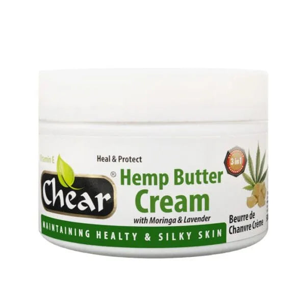 Chear Hemp Butter Skin Cream with Moringa & Lavender For Hands & Body 16.9OZ