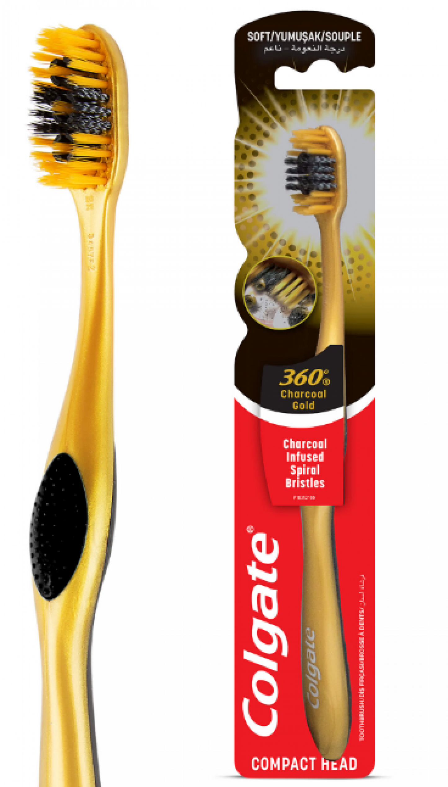 Colgate Gold Charcoal Toothbrush