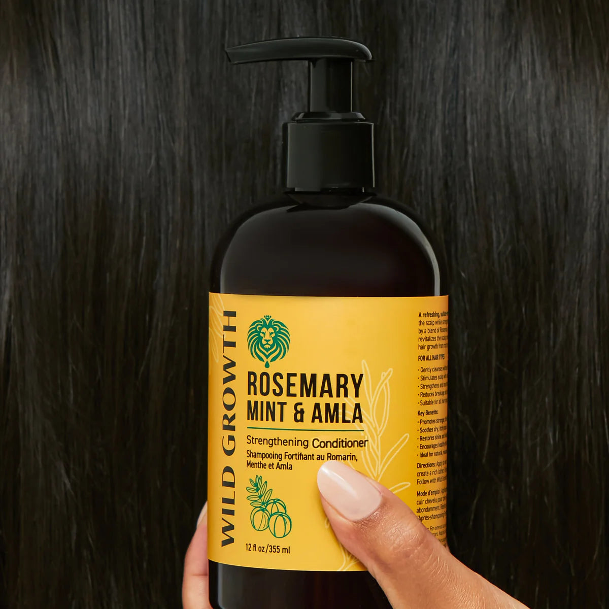 Wild Growth Rosemary Mint & Amla Strengthening Conditioner 12oz