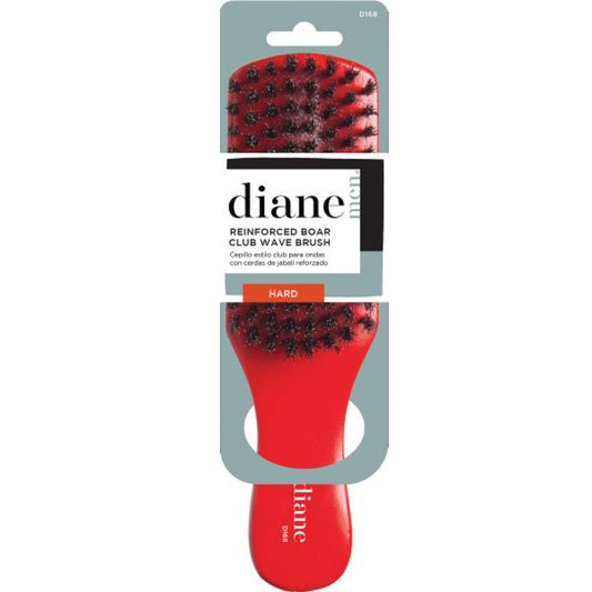 Diane Reinforced Boar Club Wave Brush - Hard #D168