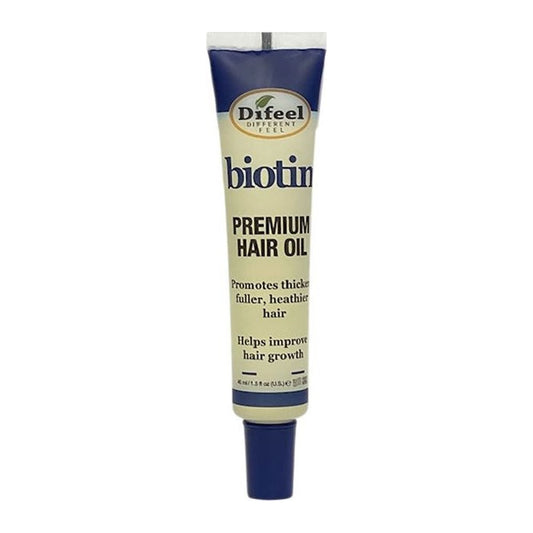 Difeel Biotin Premium Hair Oil 45ml tube with biotin and natural oils for scalp and hair