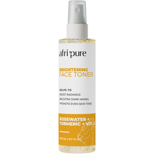 Afri Pure Brightening Face Toner Rosewater +Turmeric + Vita C 200ml