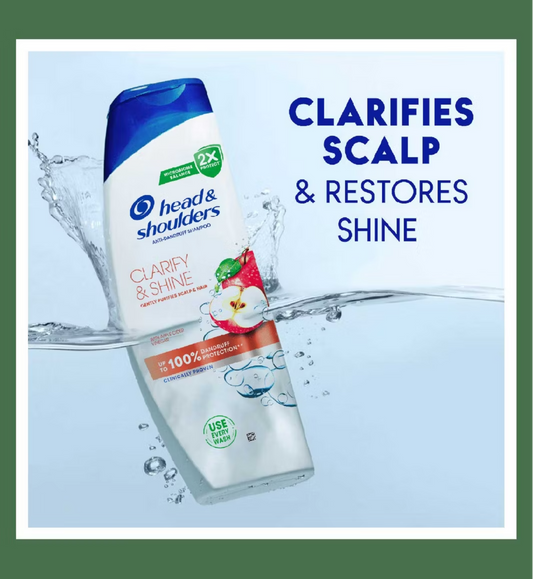 Head & Shoulders Clarify & Shine Shampoo 400ml