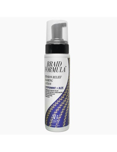 Ebin New York Braid Formula Tension Relief Foaming Lotion With Peppermint And Aloe