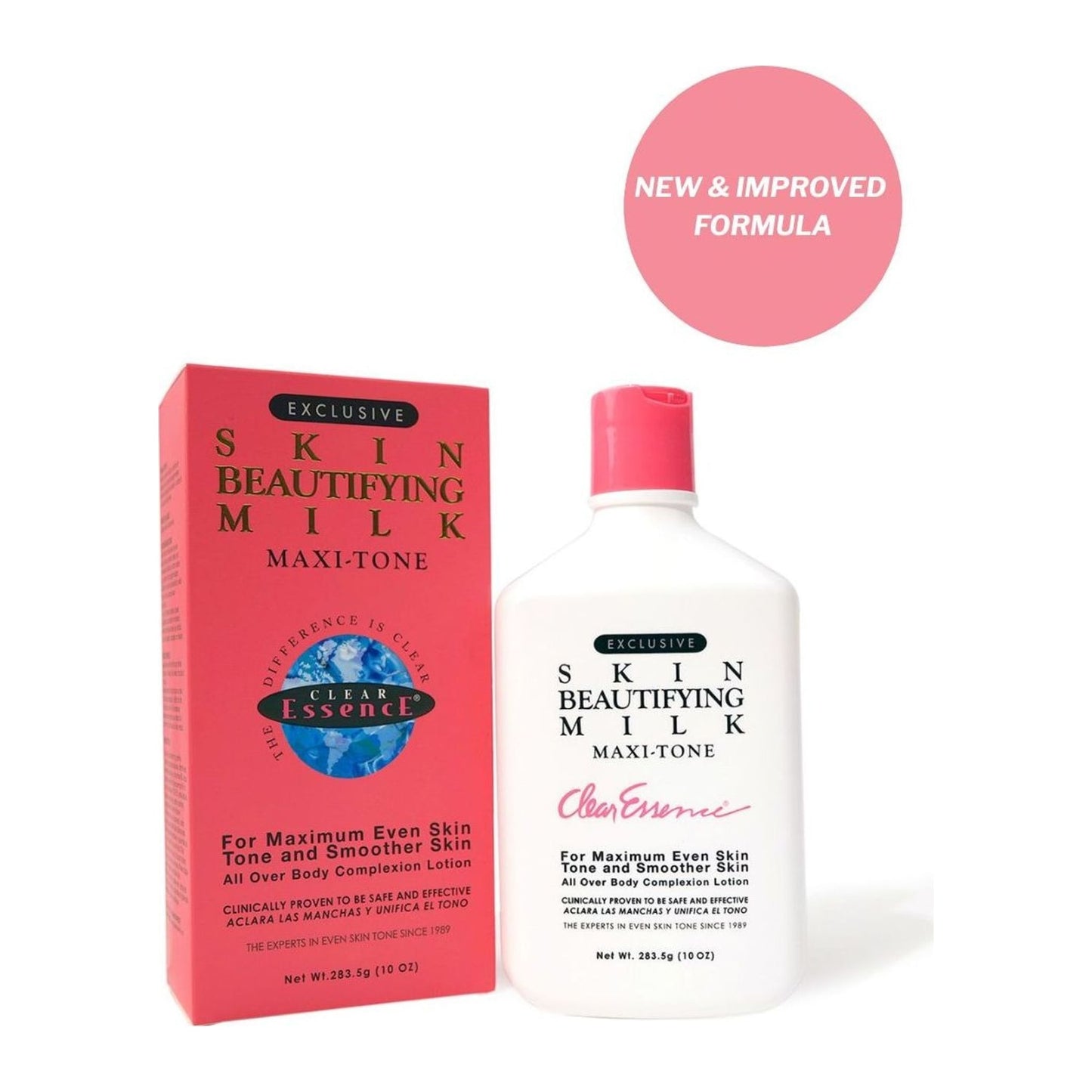 Clear Essence Exclusive Skin Beautifying Milk Maxi-Tone body lotion 283ml bottle