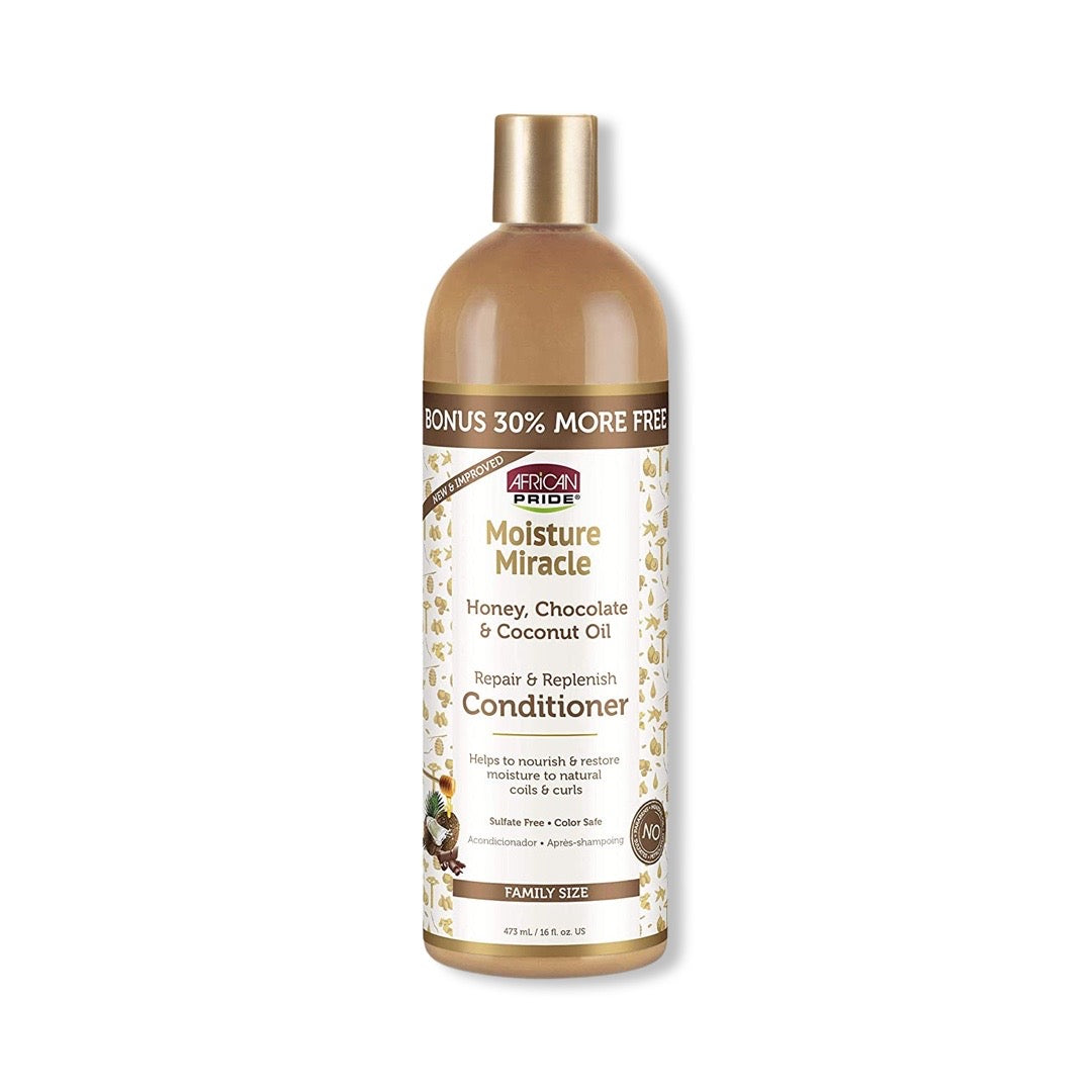 African Pride Moisture Honey, Chocolate & Coconut Oil Conditioner - 473ml