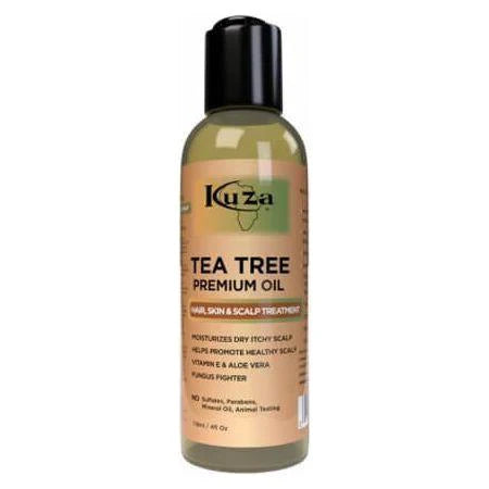 Kuza Tea Tree Premium Oil Hair 7 scalp Treatment 4 OZ