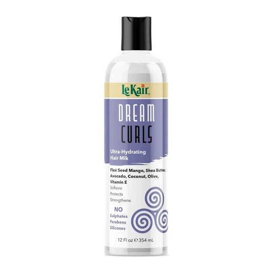 LeKair Dream Curls Ultra-Hydrating Hair Milk 12oz bottle