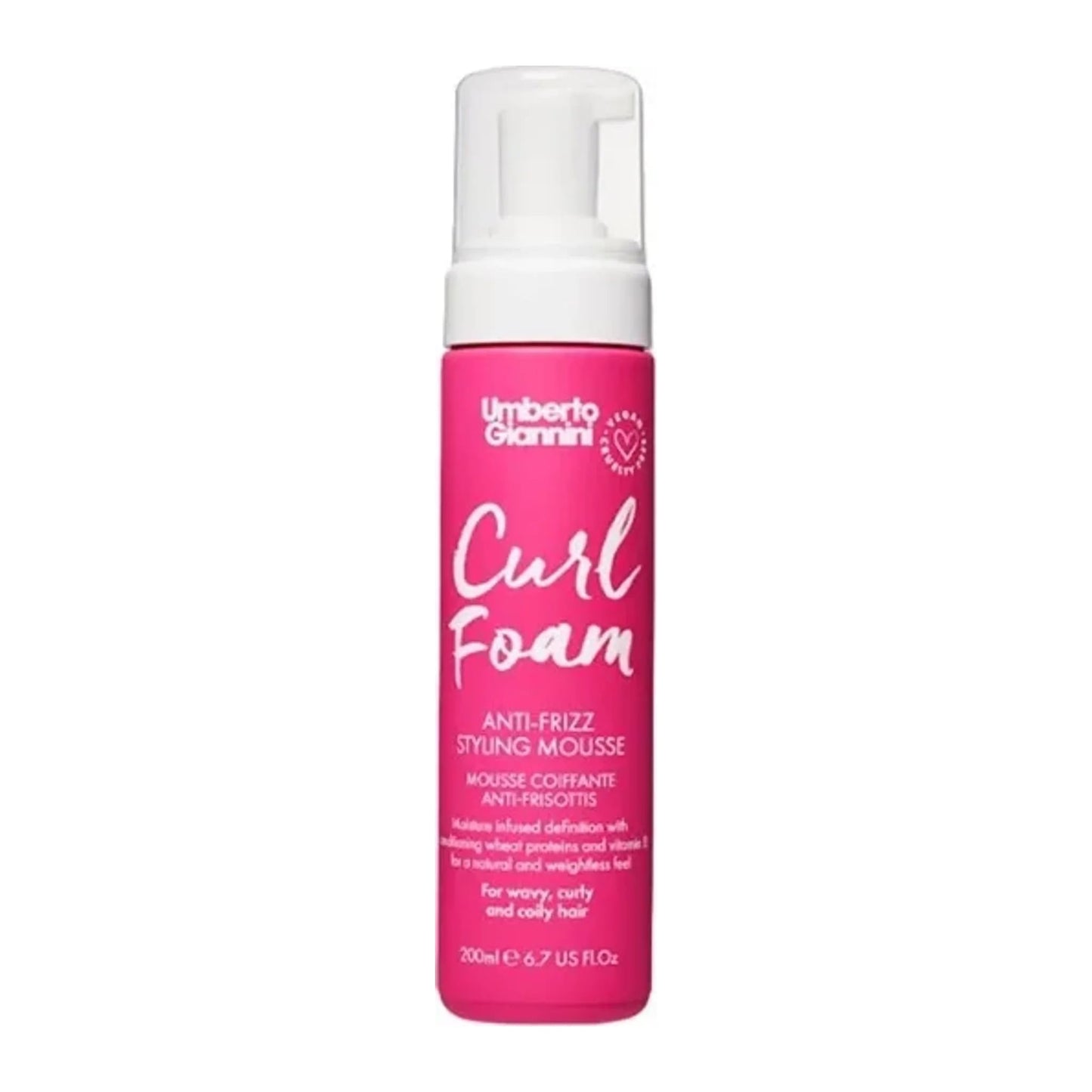 Lekair Fall & Form Anti-Frizz Styling Foam Mousse 8oz bottle for curls, coils and waves