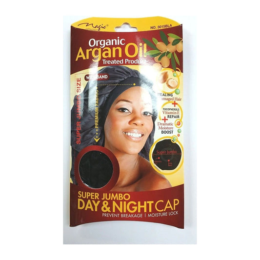 Magic Collection Organic Argan Oil Super Jumbo Day & Night satin cap