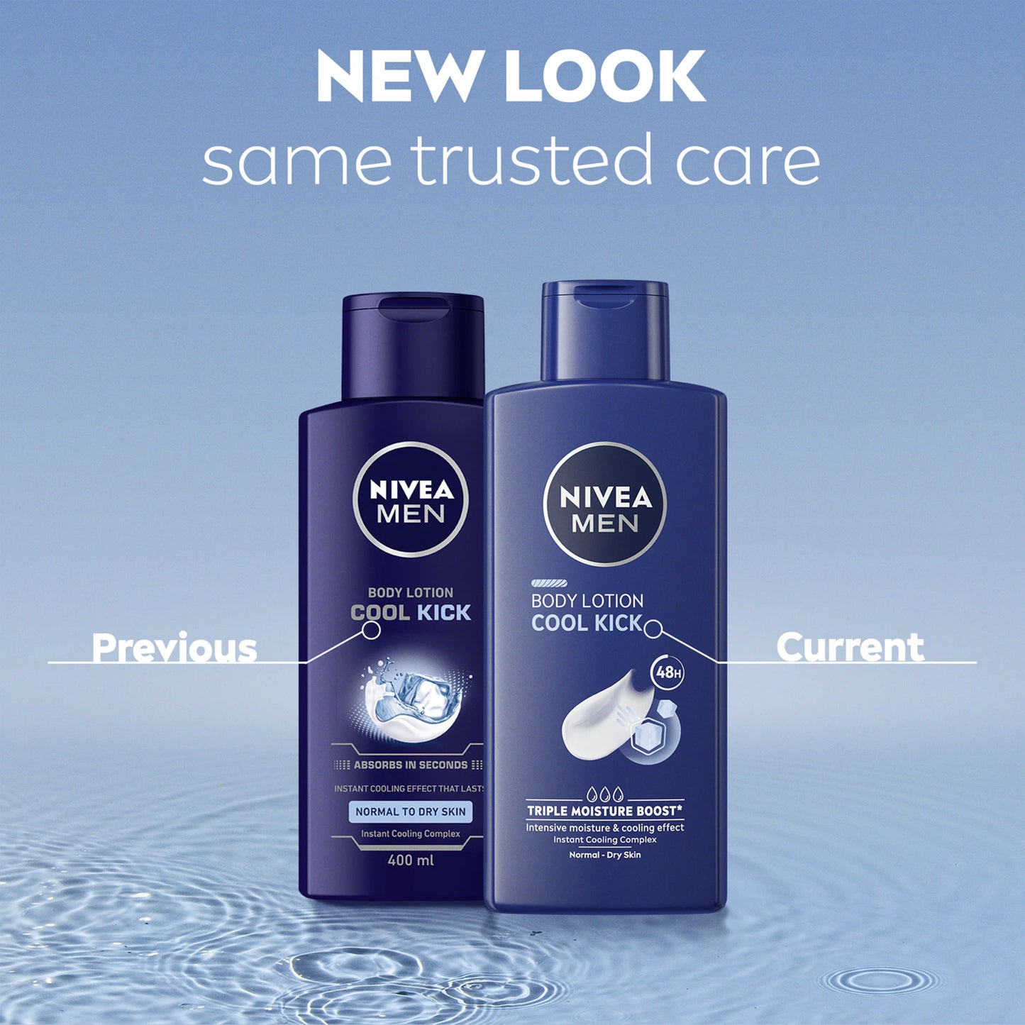 Nivea Men Cool Kick Normal To Dry Skin Body Lotion 400ml