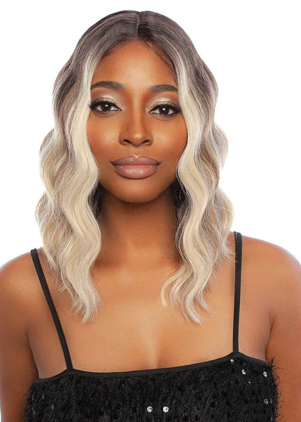 Mane Concept Melanin Queen 4" Deep Part HD Lace Wigs - MLCP207 Lara Crimp