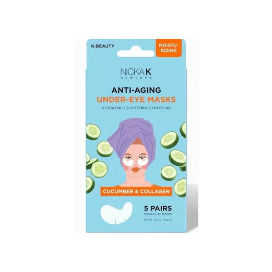 Nicka K Anti Aging Under Eye Mask Cucumber & Collagen 5 Pairs
