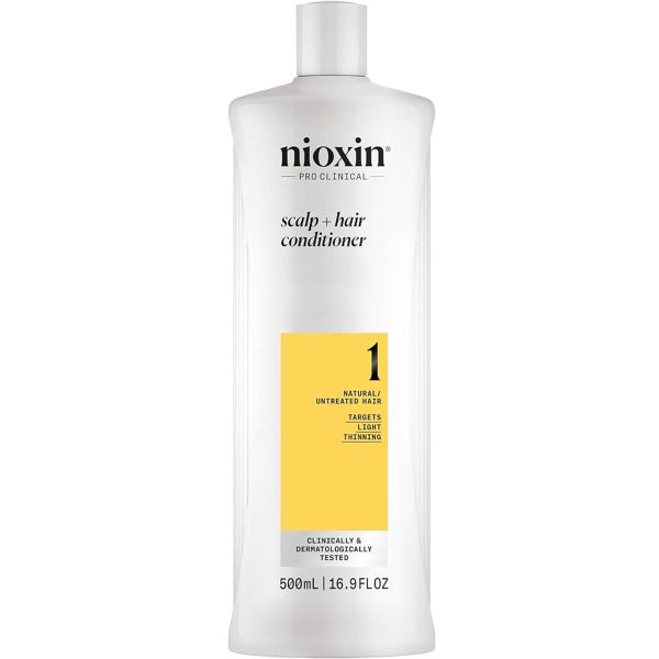 Nioxin System 1 - Hair Thickening System For Natural Hair With Light Thinning Conditioner