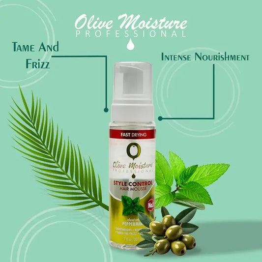 Olive Moisture Professional Style Control Hair Mousse 500ml