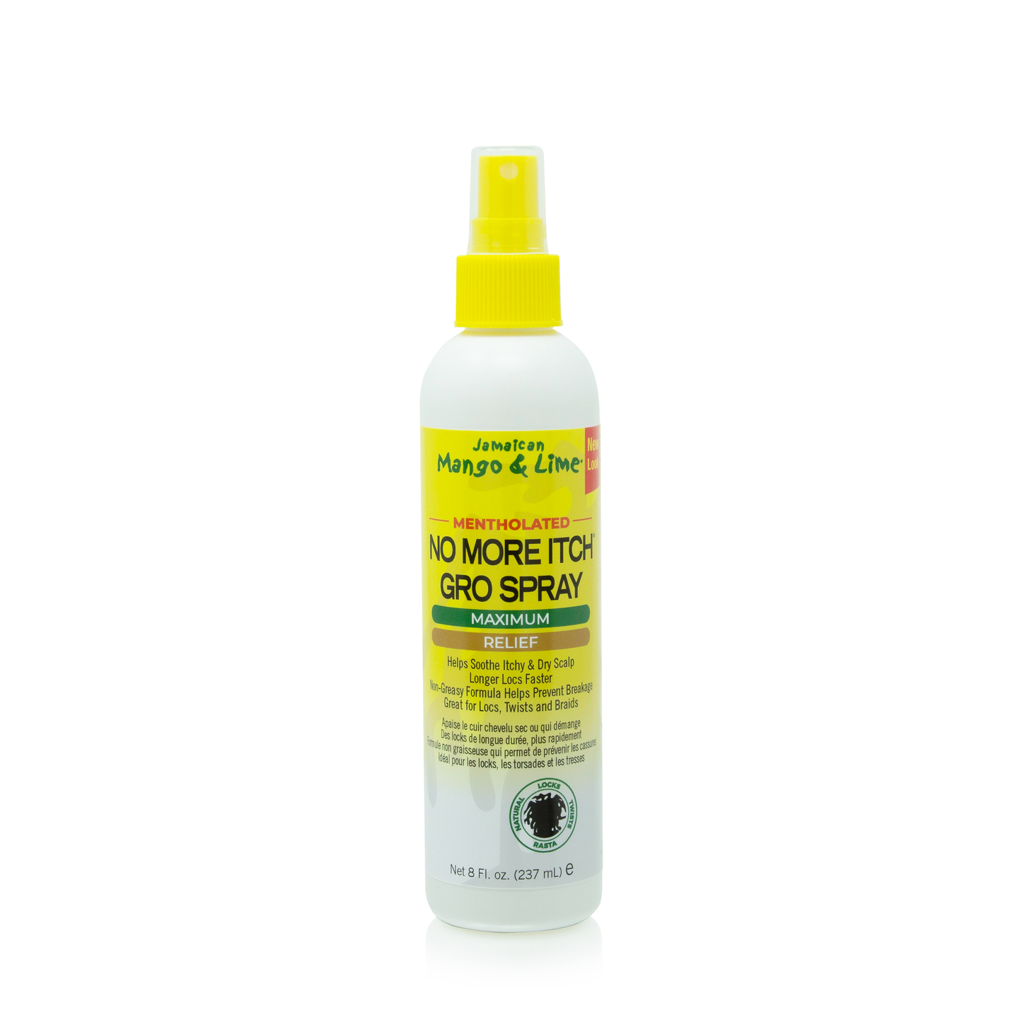 Jamaican Mango & Lime Maximum No More Itch Gro Spray - 8 Oz