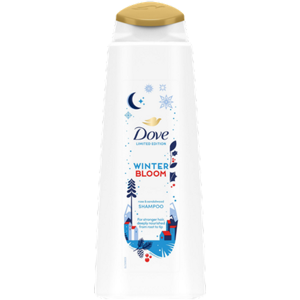 Dove Winter Bloom Limited Edition Rose And Sandalwood Shampoo 400ml