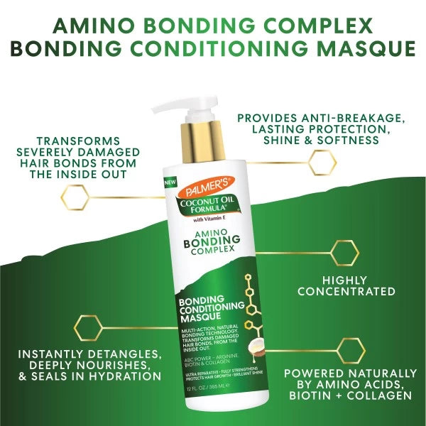 Palmer's Coconut Oil Formula Amino Bonding Complex Conditioning Masque 12 oz