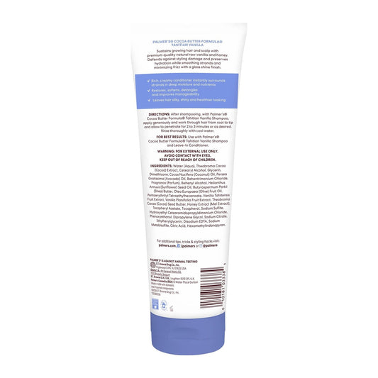Palmer's Tahitian Vanilla Rinse-Out Conditioner 313ml bottle for dry, natural and relaxed hair