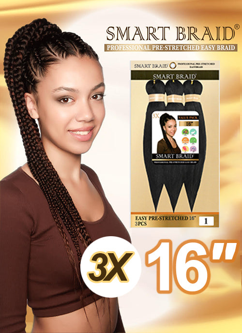 Smart Braid Professional Pre-stretched Braid 3 X  16" Value Pack