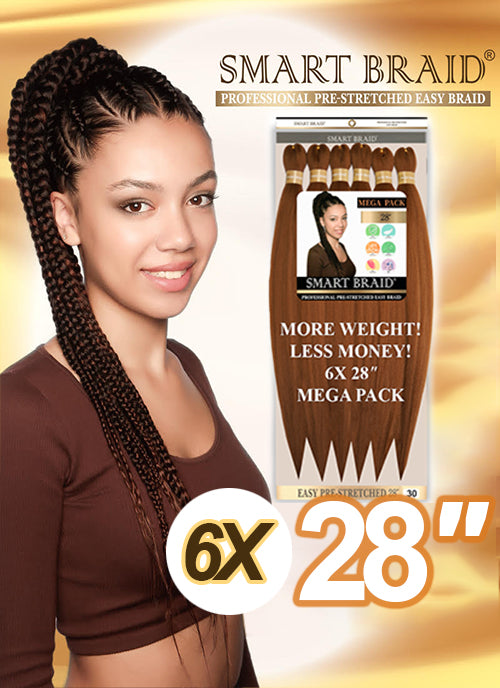 Smart Braid Professional Pre-stretched Braid 6X  28"  Value Pack