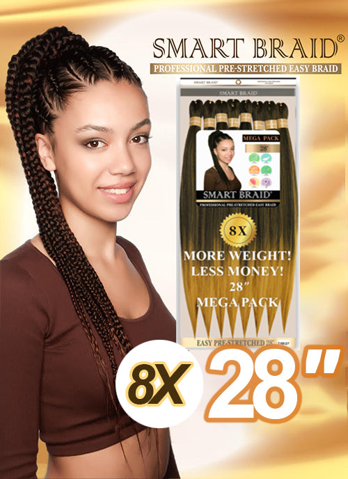 Smart Braid Professional Pre-stretched Braid 8X 28" Value Pack