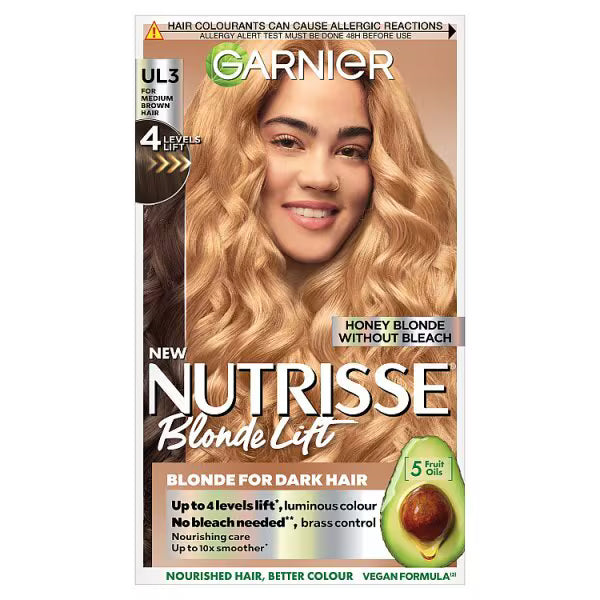 Garnier Nutrisse BlondeLift Chestnut Blonde Permanent Hair Dye