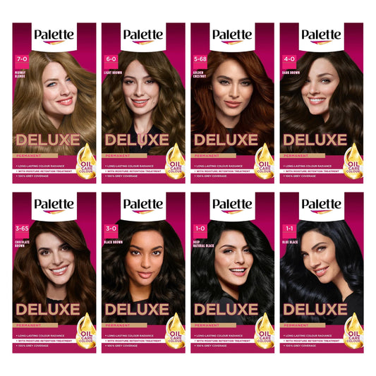 Palette Deluxe Creme Colouration Black Hair Dye