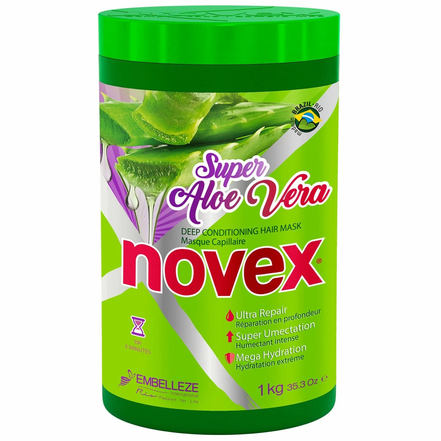 Novex Super Aloe Vera Deep Conditioning Hair Mask 1 kg