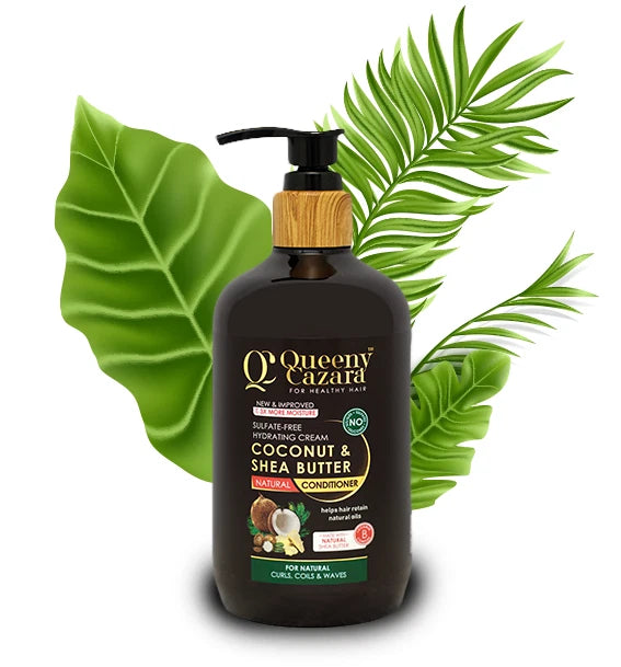 Queeny Cazara Coconut & Shea Butter Natural Conditioner 350 ml