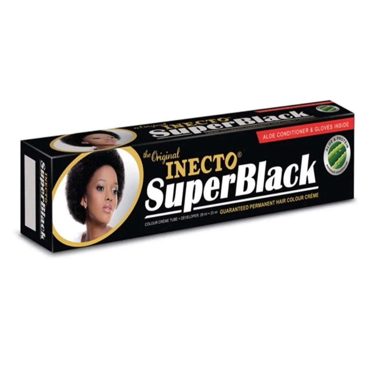 INECTO Super Black Permanent Hair Color Cream 28ml