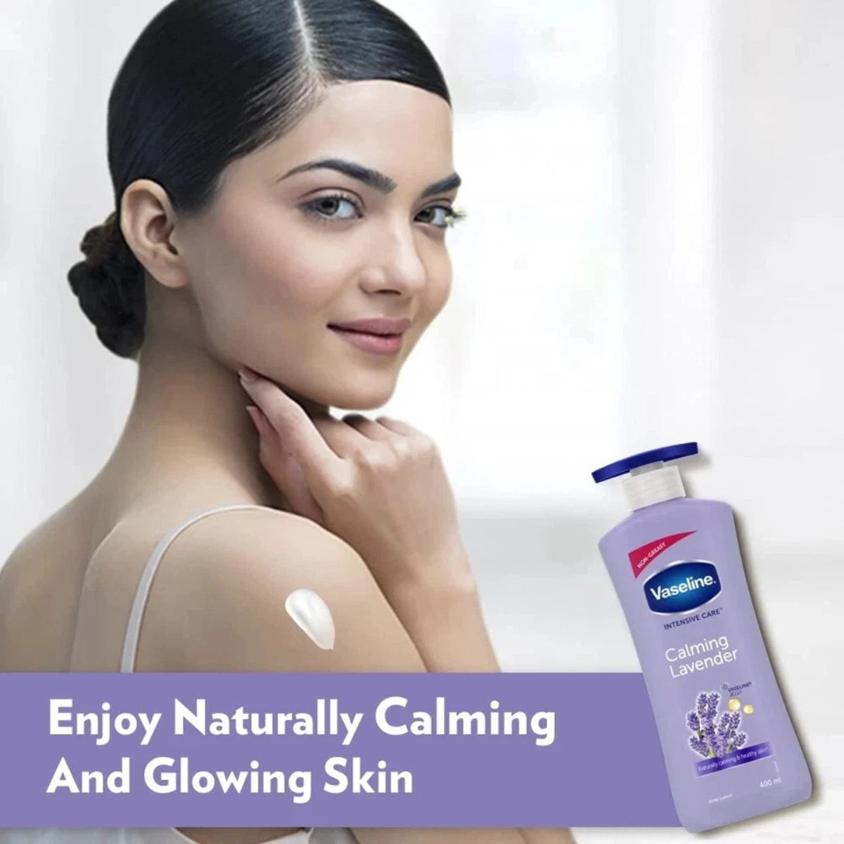 Vaseline Intensive Care Calm Healing Body Lotion for Dry Skin Lavender 600ml