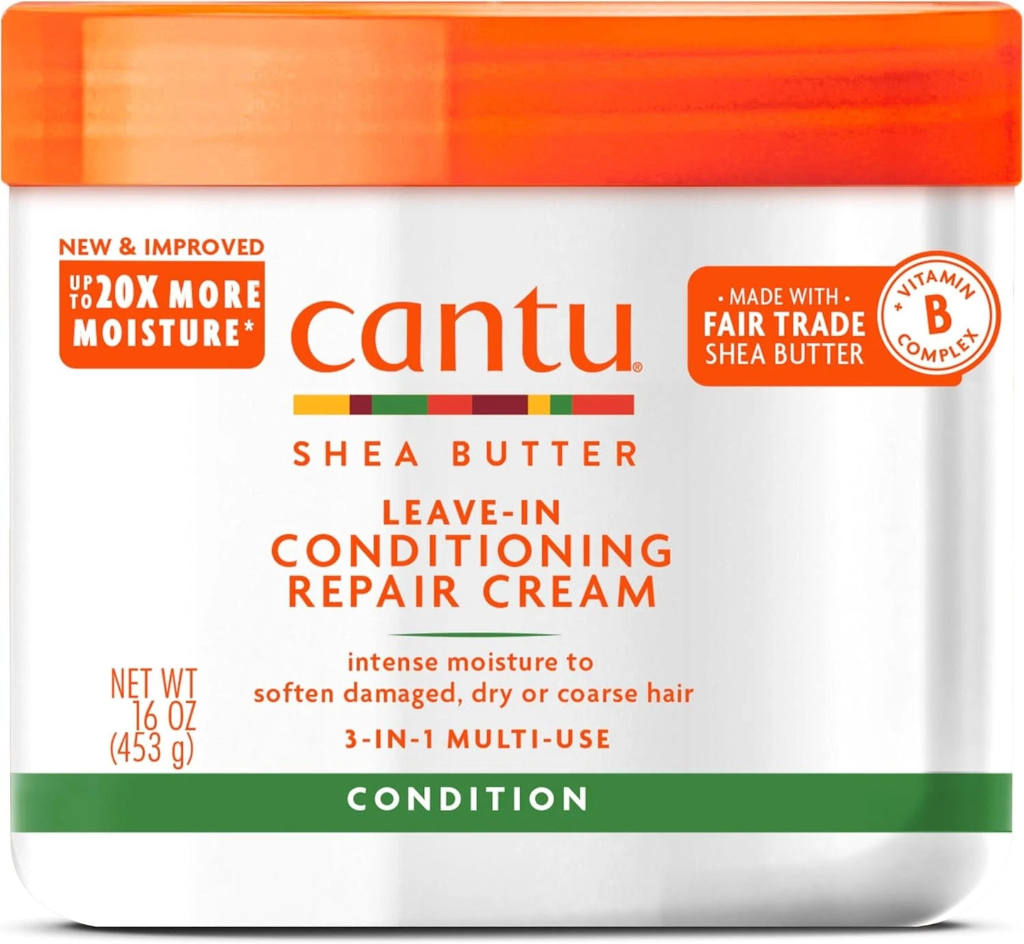 Cantu Shea Butter Leave In Conditioning Repair Cream 453 oz