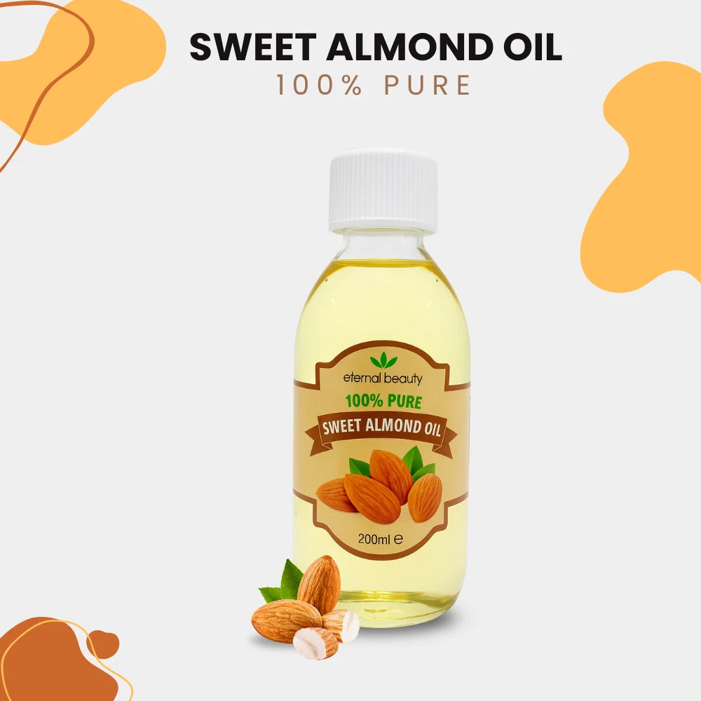 Eternal Beauty 100% Pure Sweet Almond Oil - 200ml